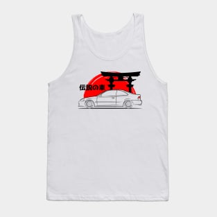 The JDM Civic Coupe Art Tank Top